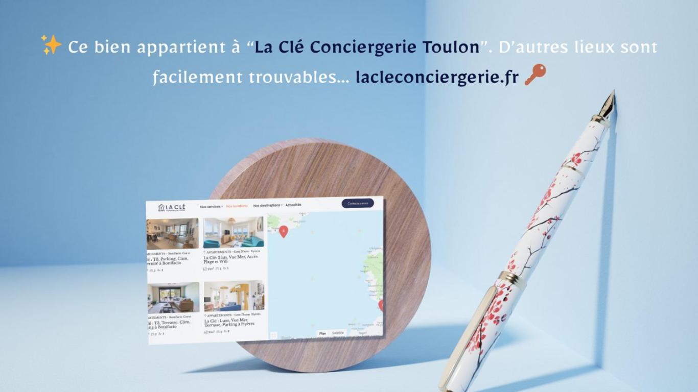 La Cle - Port - Gare - Centre De Toulon Lägenhet Exteriör bild